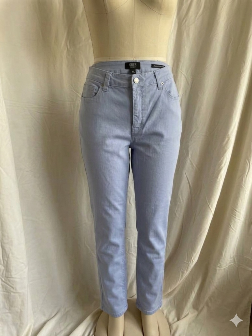 Jones New York Light Blue Straight Leg Jeans